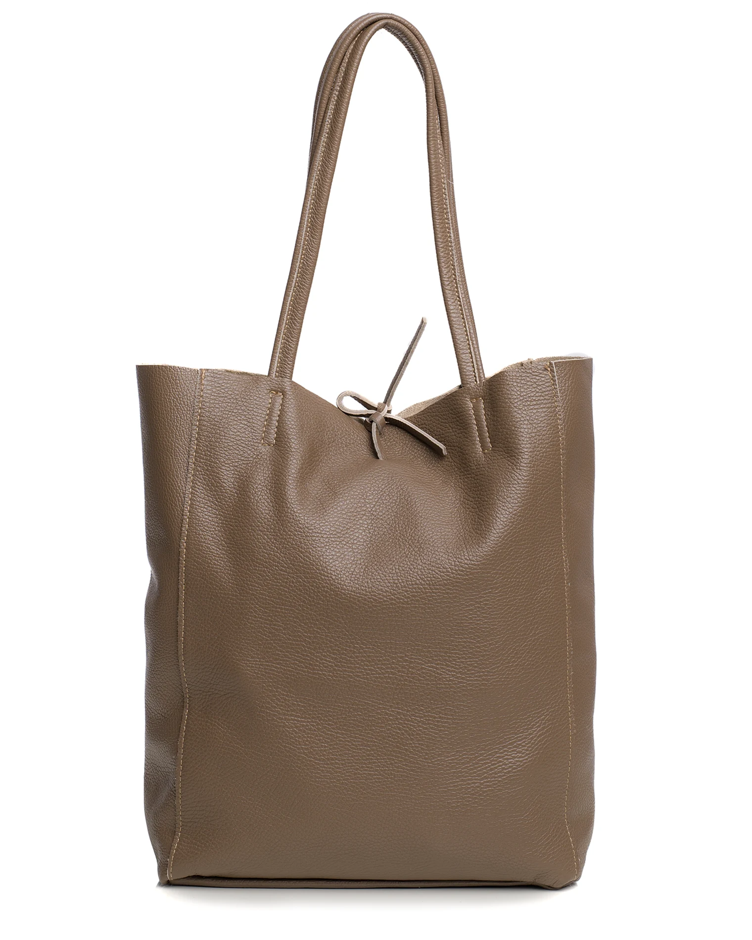 Geanta Clean Out, Culoare taupe inchis
