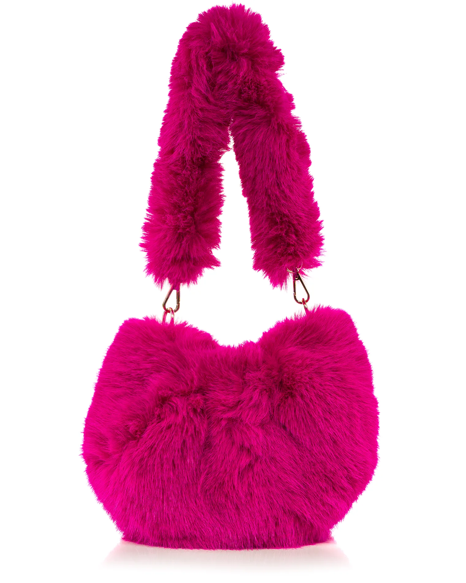 Geanta All The Fluff, Culoare fuchsia