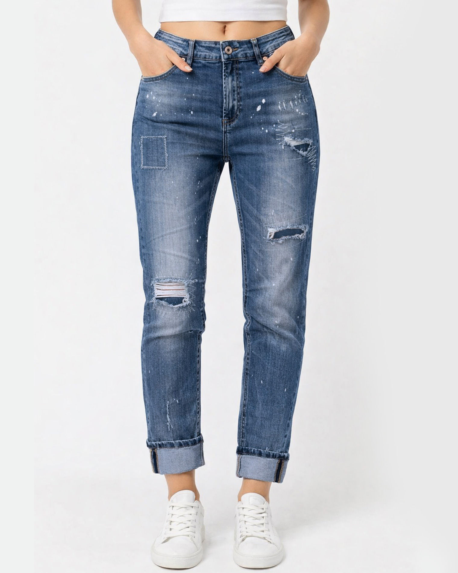 Дънки Raya, Син Цвят