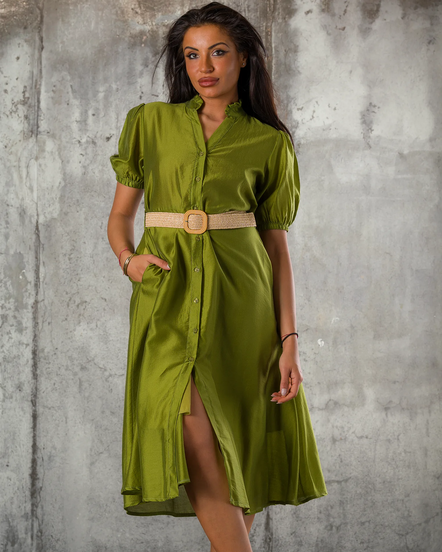 Rochie Take It To The Max, Verde