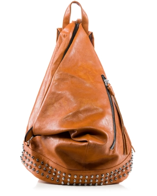 Rucsac cu capse Streets, Culoare coniac