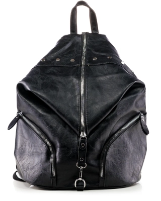 Rucsac Work Hard, Play Hard, Culoare negru