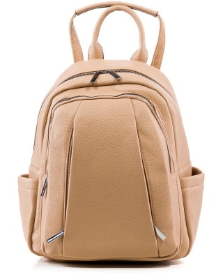 Rucsac Fabiola, Culoare taupe inchis