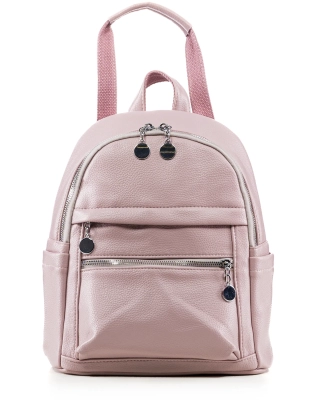 Rucsac It Is What It Is, Culoare roz pudra