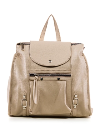Rucsac Shine On, Culoare taupe