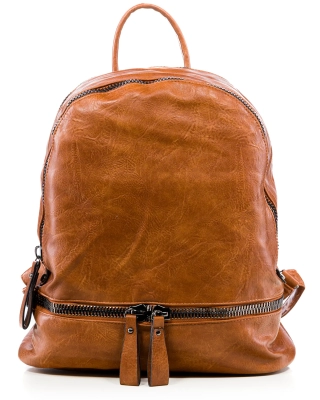 Rucsac Try Again, Culoare coniac