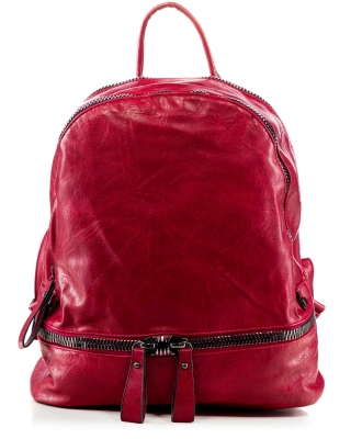 Rucsac Try Again, Culoare rosu