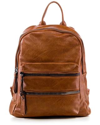Rucsac Way To Go, Culoare coniac