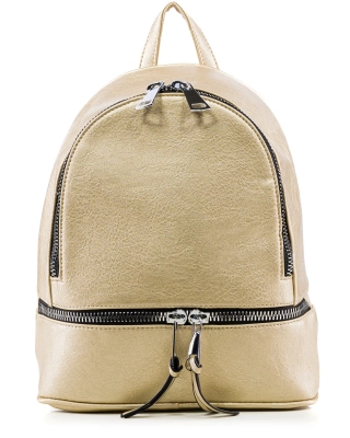 Rucsac Belinda, Culoare auriu