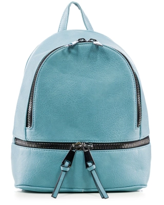 Rucsac Belinda, Culoare albastru deschis