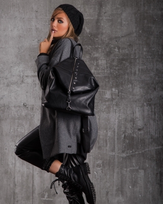 Rucsac cu capse Clout, Negru Culoare