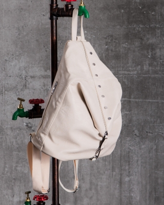 Rucsac cu capse Clout, Ecru Culoare