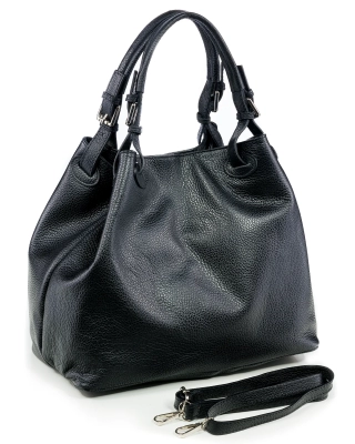 Geanta din piele After Dark, Negru culoare