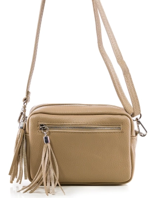 Geanta Pristine, Culoare taupe
