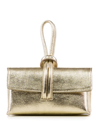 Geanta Wicked Game, Culoare auriu