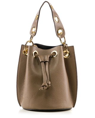 Geanta Colorful Life, Taupe inchis culoare