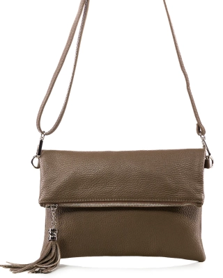 Geanta Ellie, Culoare taupe inchis