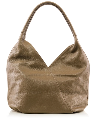 Geanta No Name, Taupe inchis culoare