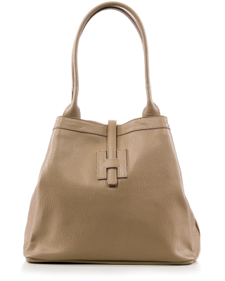Geanta Addition, Culoare taupe