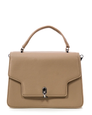 Geanta City Girl, Culoare taupe