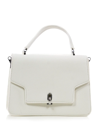 Geanta City Girl, Culoare alb