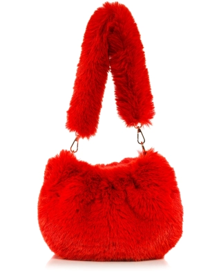 Geanta All The Fluff, Culoare papaia