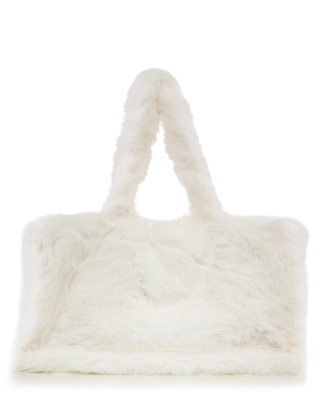 Geanta Fluff It Up, Culoare alb