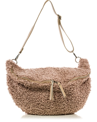 Geanta Comfortable, Culoare taupe