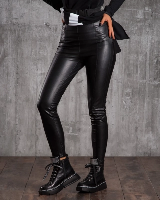 Colanți cu fermoare Lark, Negru Culoare