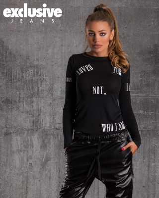 Bluză cu patch-uri Triumph, Negru Culoare