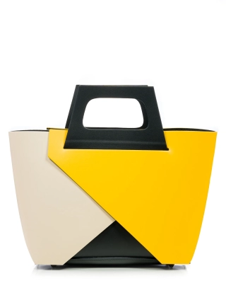 Geanta Color Block, mix culoare