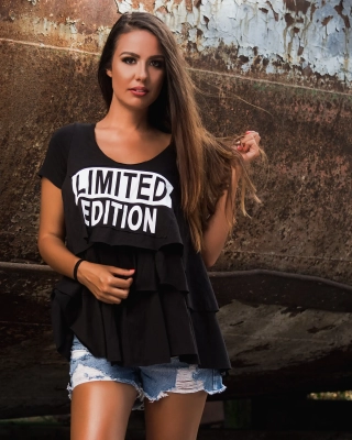 Bluză Moonlight, Negru Culoare