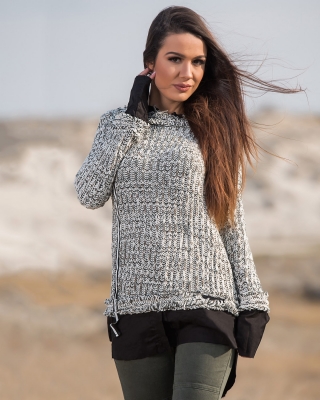 Pulover damă Focus, Mix Culoare