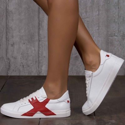 Adidași Go Flex, Alb Culoare flex 38 alb cu roșu