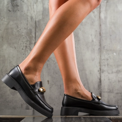 Pantofi loafer Explain Myself, Culoare negru