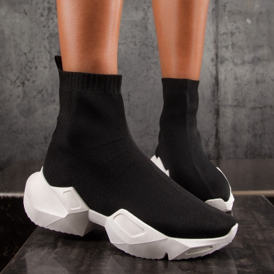 Adidași tip ciorap Bestie, Negru Culoare 38 negru