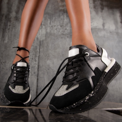 Adidași din piele naturală Tokyo, Negru Culoare