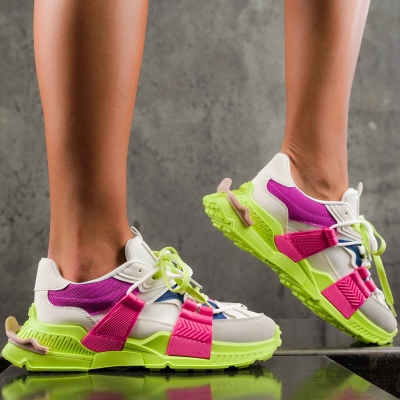 Adidași Acid Rainbow, Galben culoare 38 galben