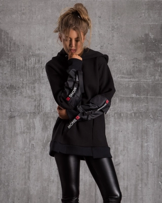 Hanorac Black Snow, Negru Culoare