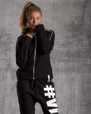 Hanorac cu glugă Duo, Negru Culoare