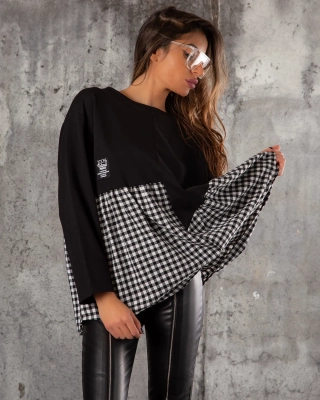 Bluză Everly, Negru Culoare
