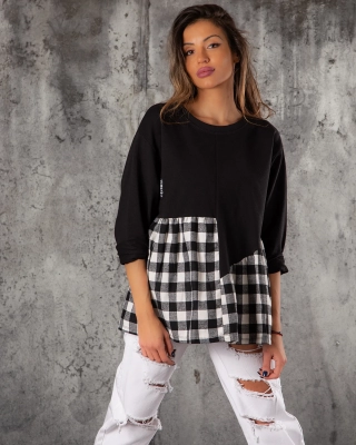 Bluză Self Care, Negru Culoare