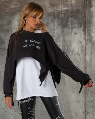 Bluză Chapter 2.0, Negru/Alb culoare