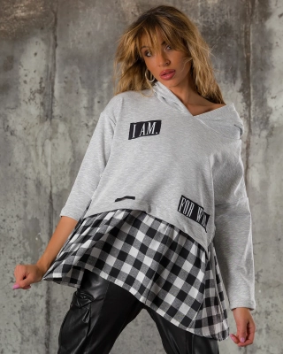 Hanorac To Be Loved, Gri culoare