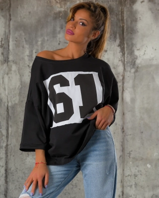 Bluză 61 Looks, Culoare negru