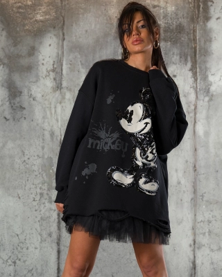 Bluza It Is Me,  Culoare negru