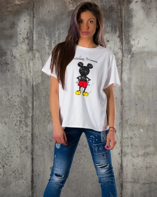 Tricou Jeana, Alb culoare