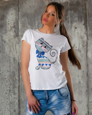 Tricou Gianna, Albastru culoare