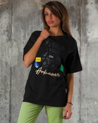 Tricou Fizzy, Negru culoare