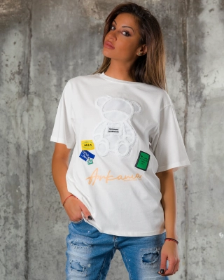 Tricou Fizzy, Alb culoare